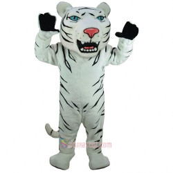 Albino Tiger Lightweight Mascot Costume