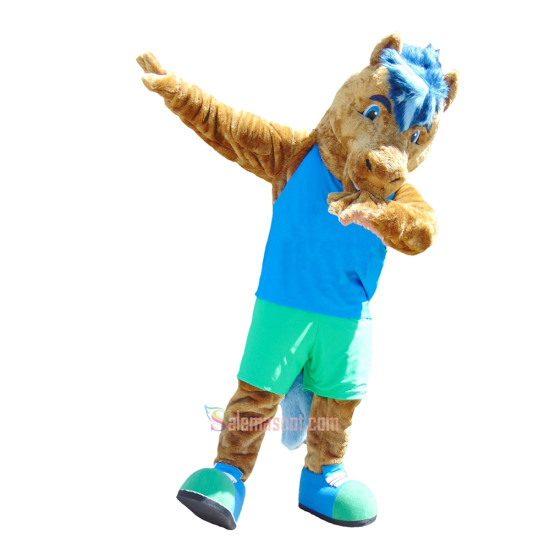 Allan Mustang Mascot Costume