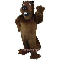 Barney Beaver Mascot Costume