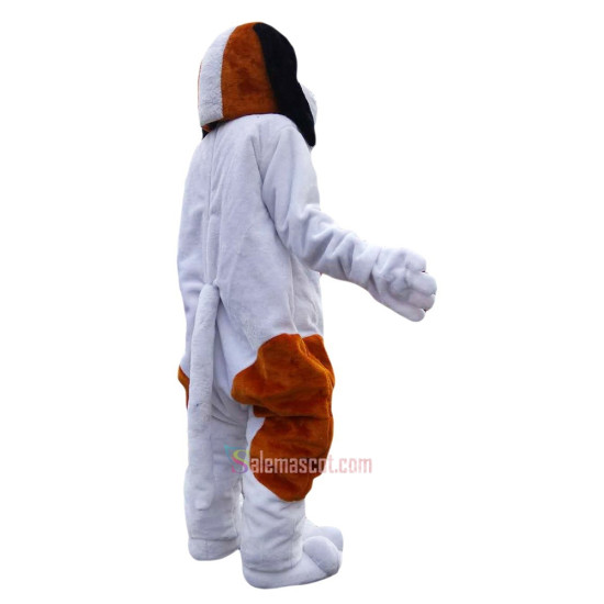 Basset Hound Dog Cartoon Mascot Costume