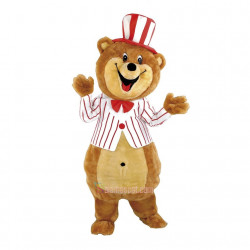 Cute Friendly Bear Mascot Costume circus