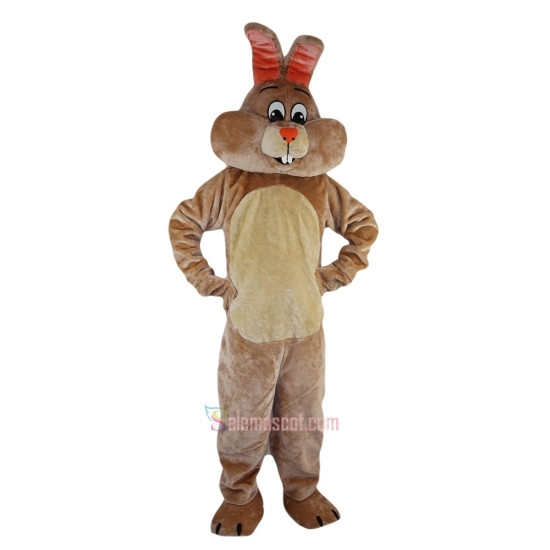 Beige Rabbit Costume Bunny Mascot Costume