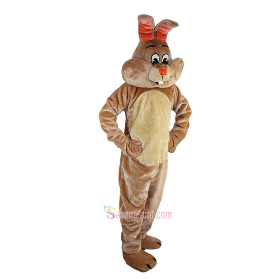 Beige Rabbit Costume Bunny Mascot Costume