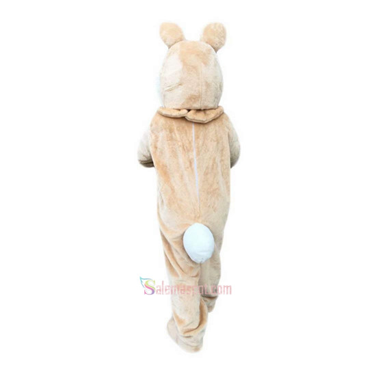 Beige Rabbit Costume Bunny Mascot Costume