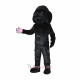 Black Dog Mascot Costume