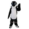 Black Dolphin Cartoon Mascot Costume