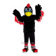 Black Eagle Cartoon Mascot Costume