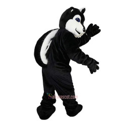 Black Raccoon Cartoon Mascot Costume