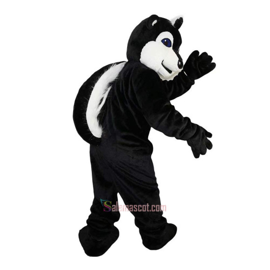 Black Raccoon Cartoon Mascot Costume