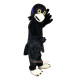 Black Short-Haired Eagle Cartoon Mascot Costume