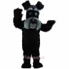 Black Terrier Dog Mascot Costume