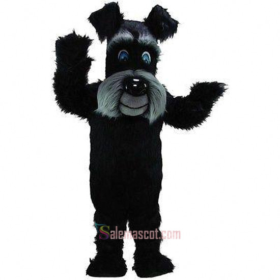 Black Terrier Dog Mascot Costume