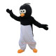 Black White Crow Cartoon Mascot Costume