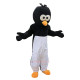 Black White Crow Cartoon Mascot Costume