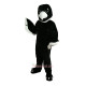 Black White Eagle Cartoon Mascot Costume