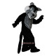 Black Wolf Cartoon Animal Mascot Costume