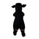 Black and White Cow Cartoon Mascot Costume