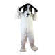 Black and White Dog Cartoon Mascot Costume