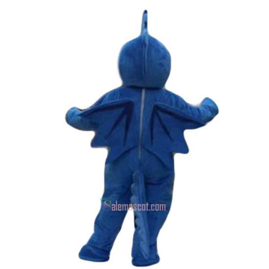 Blue Dragon Dinosaur Monster Cartoon Mascot Costume