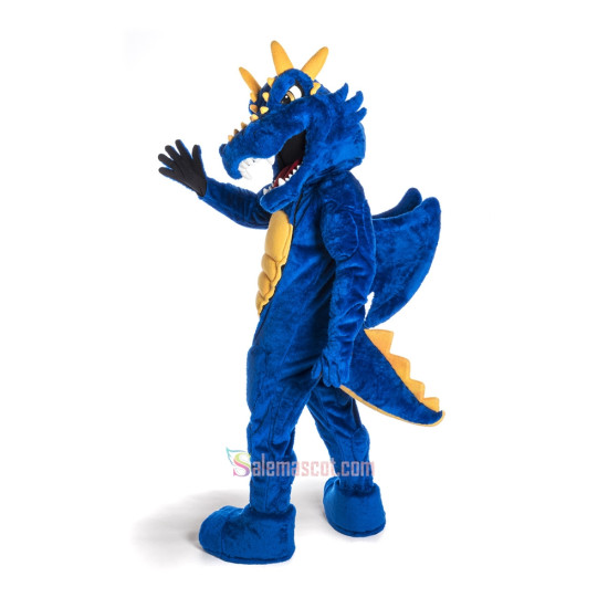 Blue Dragon Handsome Mascot Costume
