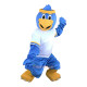 Blue Eagle Bird Cartoon Mascot Costume