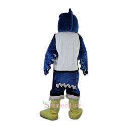 Blue Eagle Cartoon Mascot Costume