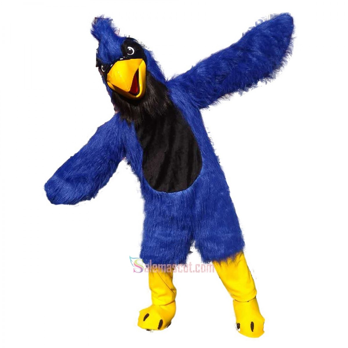 Blue Eagle Cartoon Mascot Costume