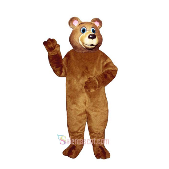 Blue Eyed Bear Mascot Costume
