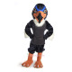 Blue Hawk Mascot Costume