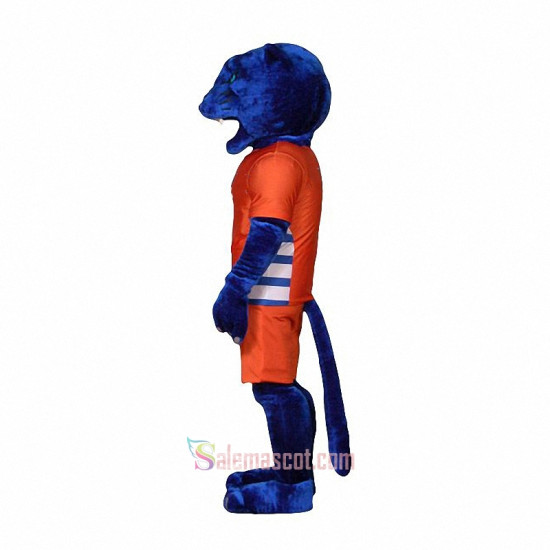 Blue Panther Mascot Costume