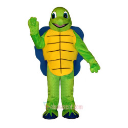 Blue Shell Turtle Mascot Costume