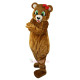 Brown Bear Cartoon Mascot Costume