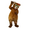 Brown Bear Cartoon Mascot Costume
