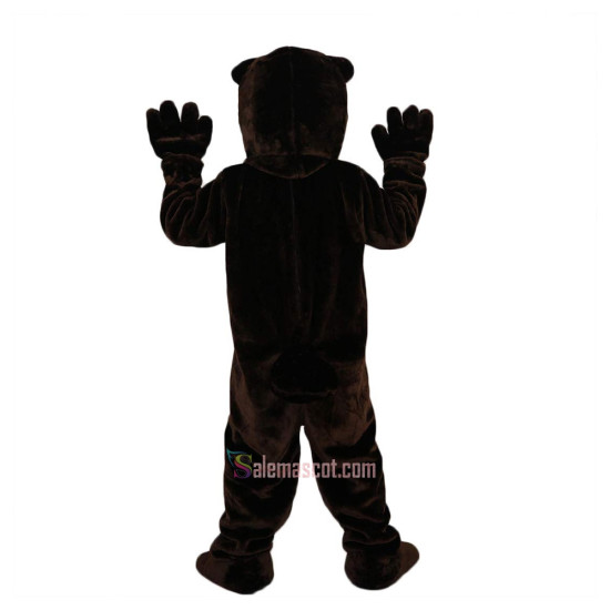 Brown Bear Cartoon Mascot Costume