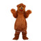Brown Bear Mascot Costume