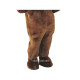 Brown Power Bear Mascot Costume Brown Power Bear Mascot Costume