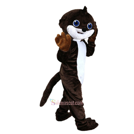 Brown Beaver Mascot Costume