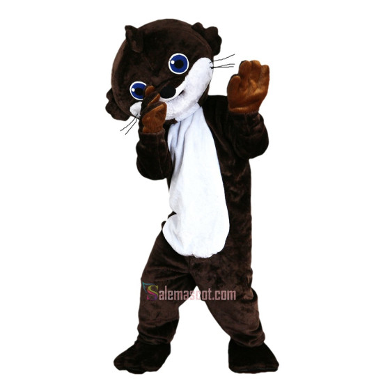 Brown Beaver Mascot Costume