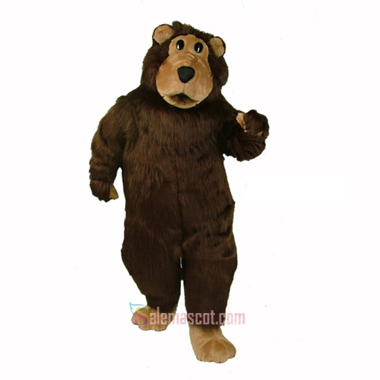 Brown Boris Bear Mascot Costume