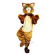 Brown Cat Cartoon Mascot Costume