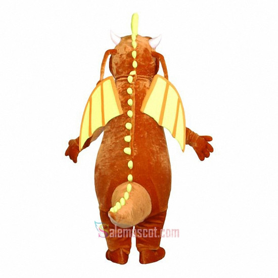 Brown Dragon Mascot Costume