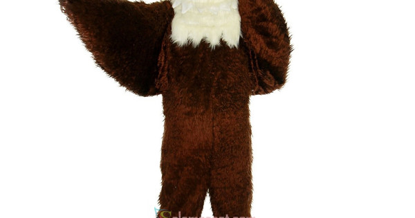 Brown Eagle Bird Cartoon Mascot Costume