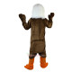 Brown Eagle Bird Cartoon Mascot Costume