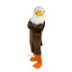 Brown Eagle Bird Cartoon Mascot Costume