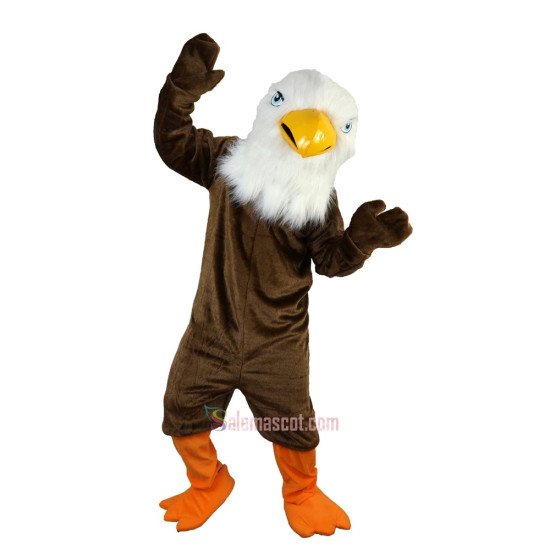 Brown Eagle Bird Cartoon Mascot Costume