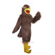 Brown Eagle Cartoon Mascot Costume