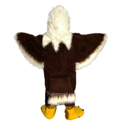 Brown Eagle Long Wool High Quality Cartoon Mascot Costume
