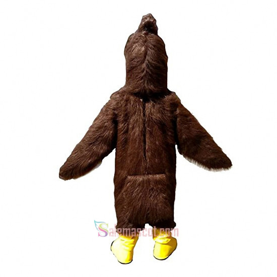 Brown Eagle Mascot Costume
