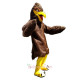 Brown Eagle Mascot Costume