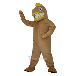Brown Fish Cartoon Mascot Costume